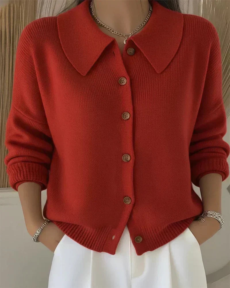 Cardigan Vespera · con colletto