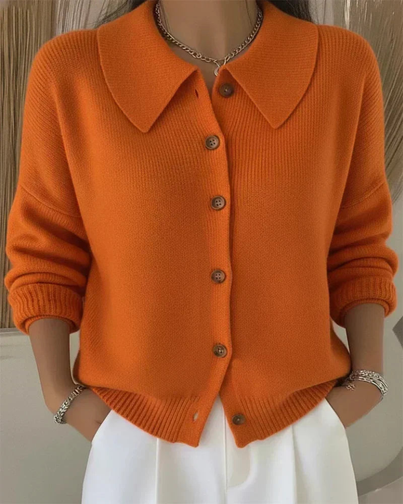 Cardigan Vespera · con colletto