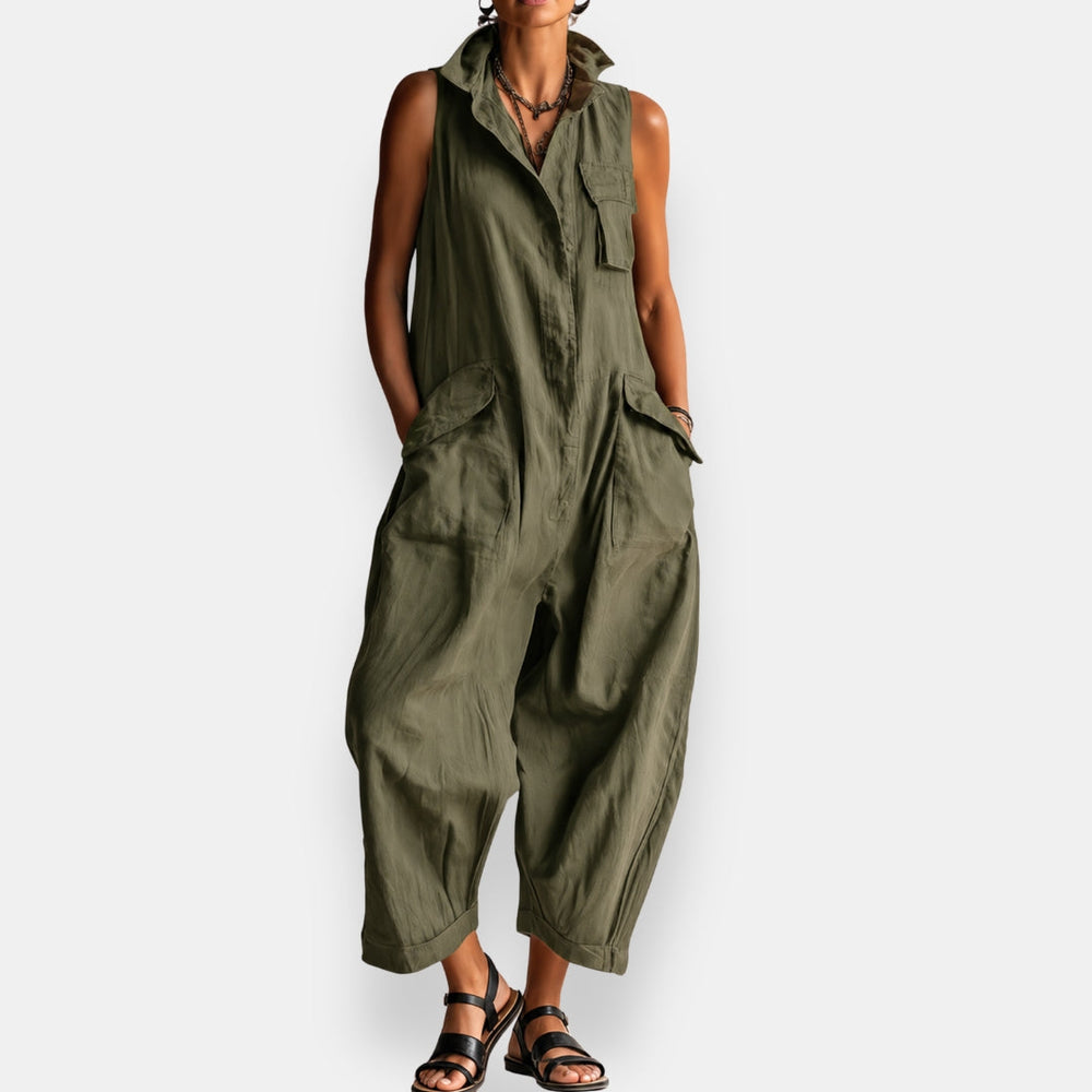 Tuta Constance · senza maniche, oversize