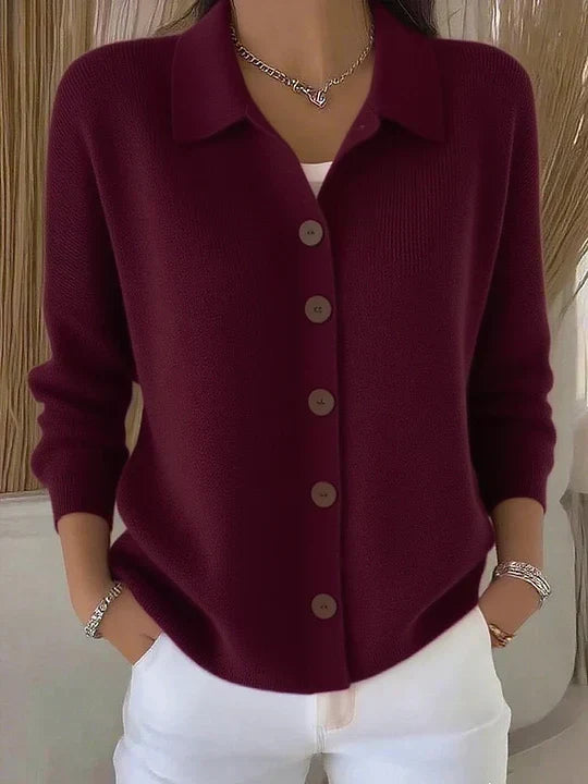 Cardigan Joséphine · con colletto