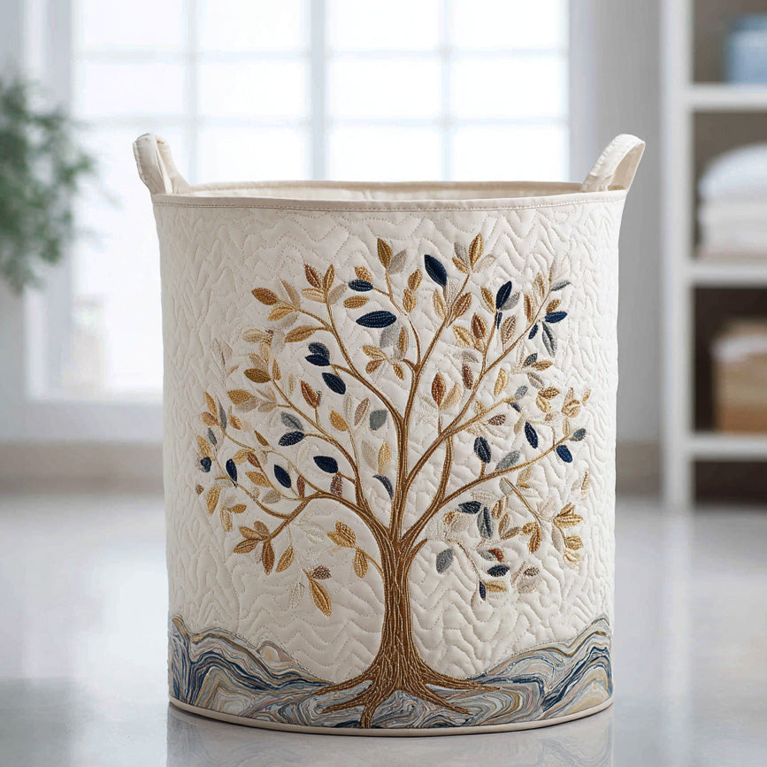 Aurora · Quilted Laundry Basket