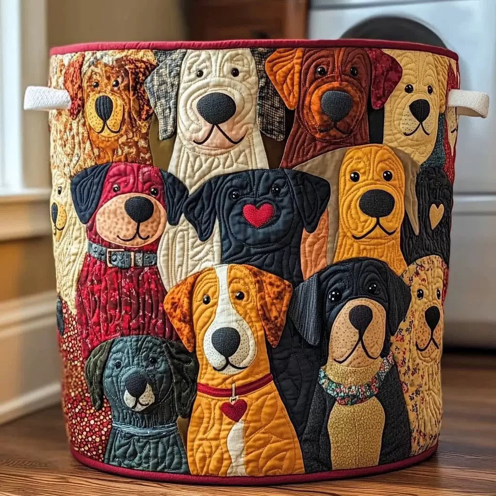 Barney · Quilted Laundry Basket