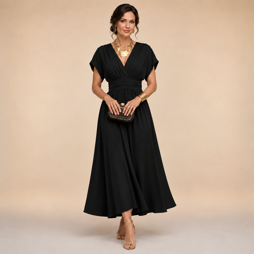 Calanthe · Batwing Sleeve Wrap Dress
