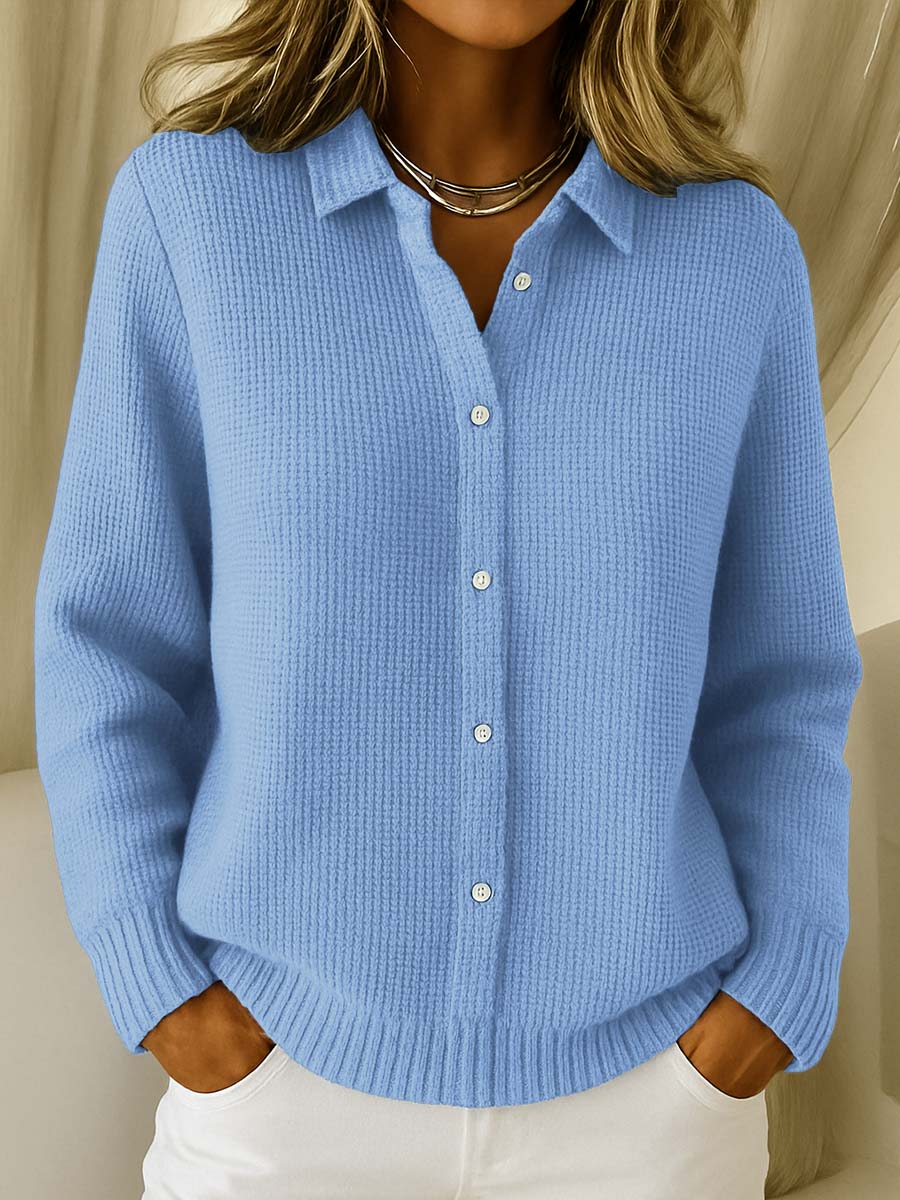 Celeste · Textured Button Cardigan