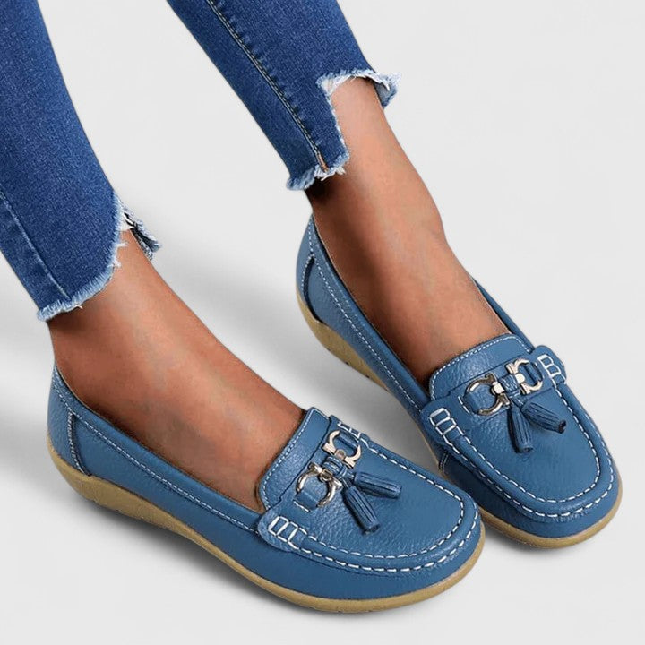 Carmen · Tassel Wedge Moccasins