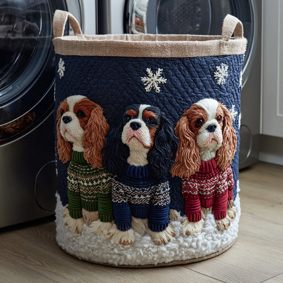 Charlotte · Quilted Laundry Basket