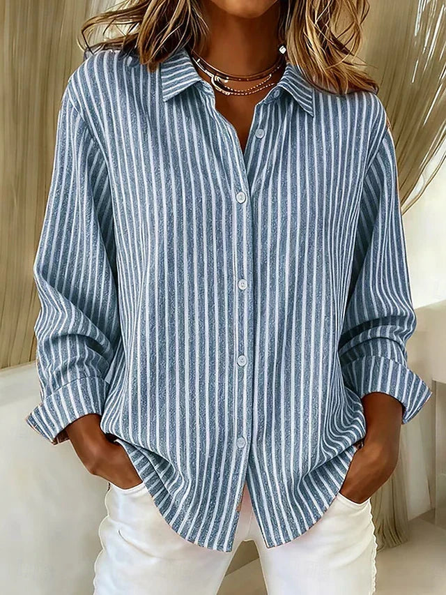 Jacqueline · Striped Button Shirt