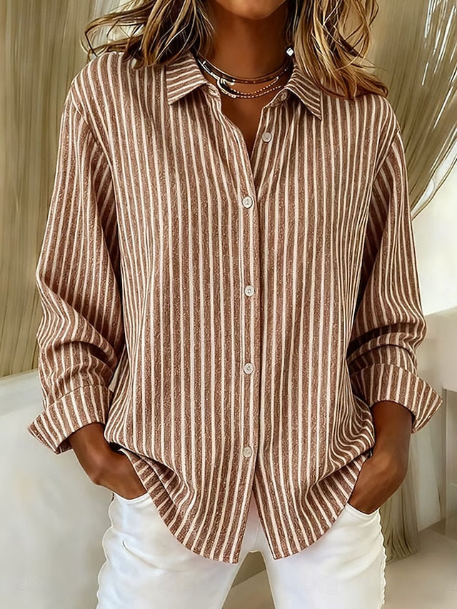 Jacqueline · Striped Button Shirt
