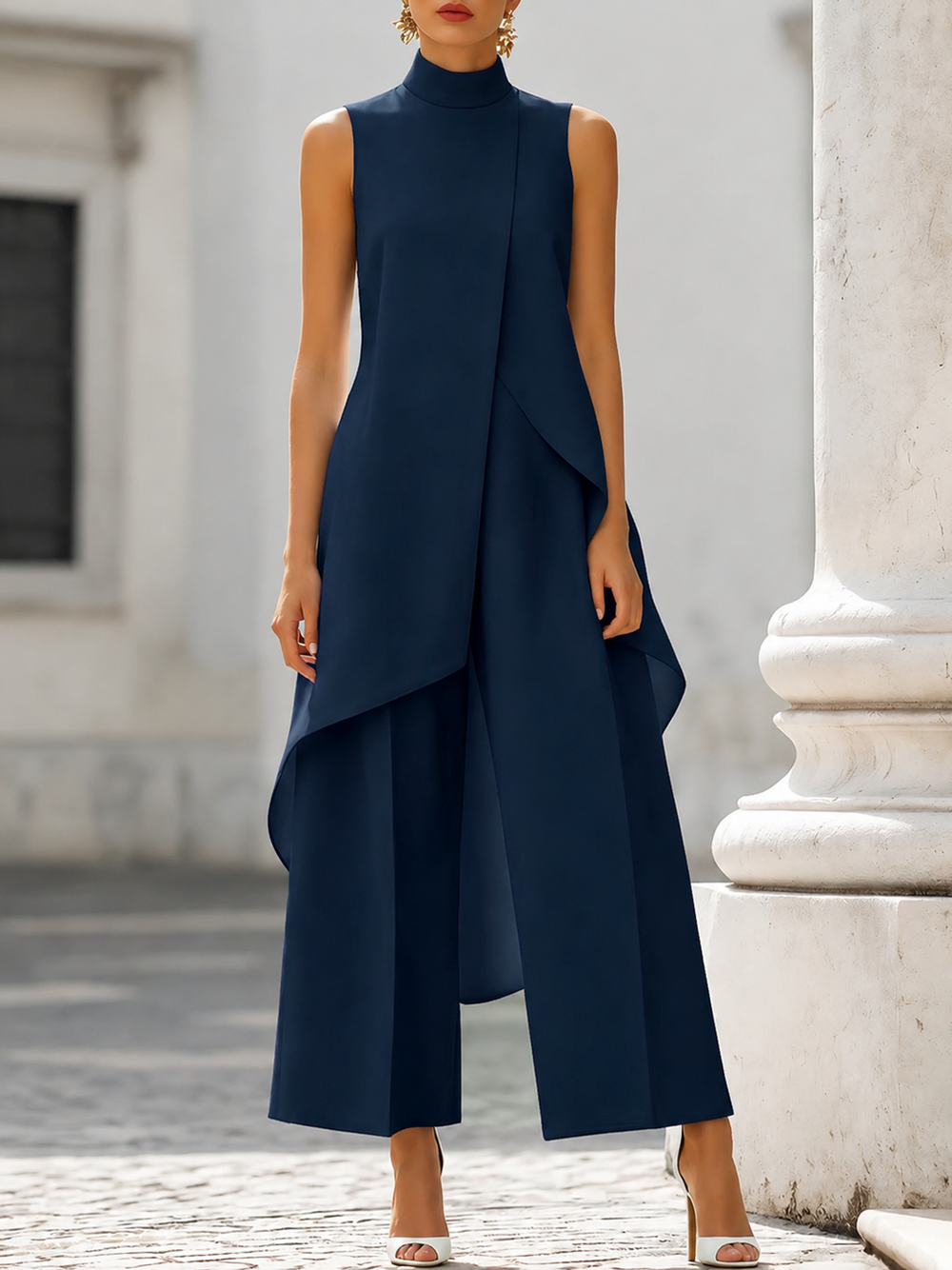 Tuta Catalina · drappeggio elegante