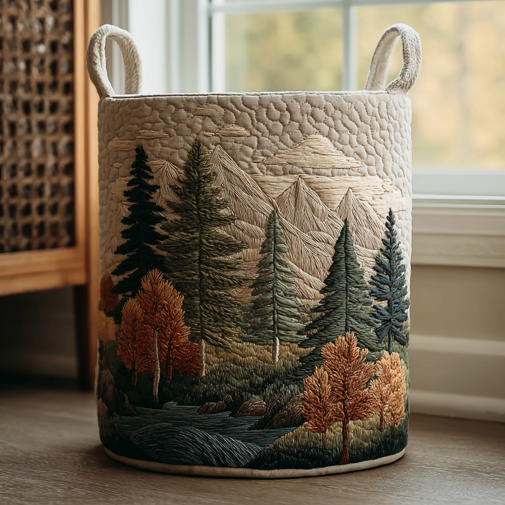 Lucrezia · Quilted Laundry Basket