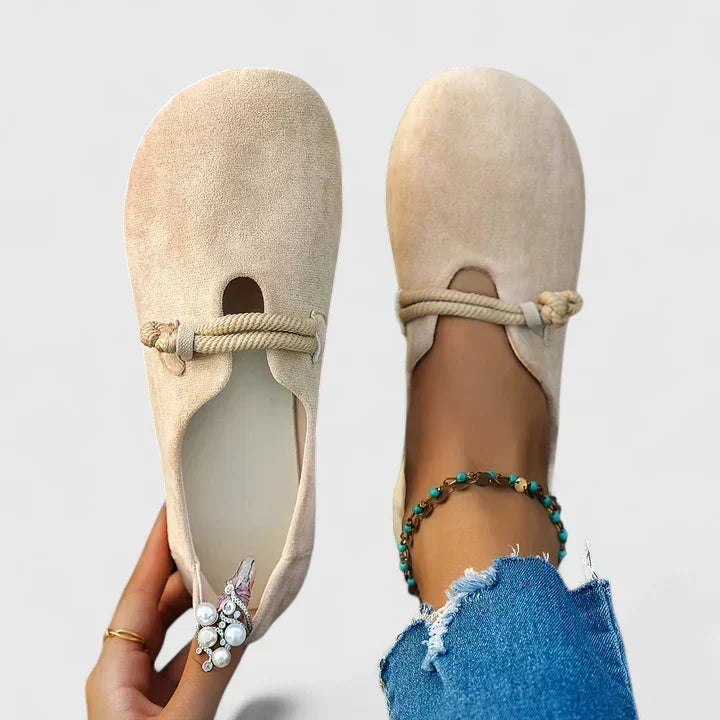 Norah · Suede-Look Cord Detail Flats