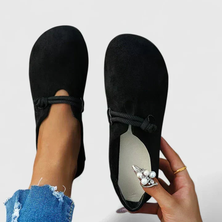 Norah · Suede-Look Cord Detail Flats