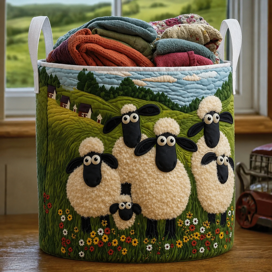 Opale · Quilted Laundry Basket