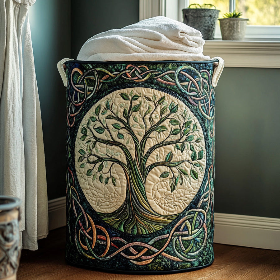 Rosalia · Quilted Laundry Basket
