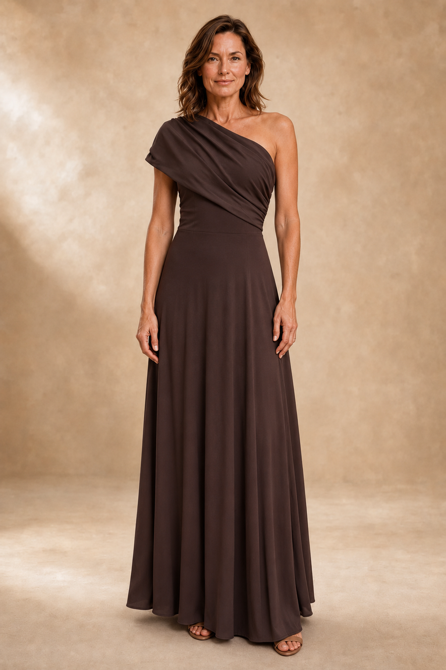 Sidonie · Ruched Neckline Maxi Dress