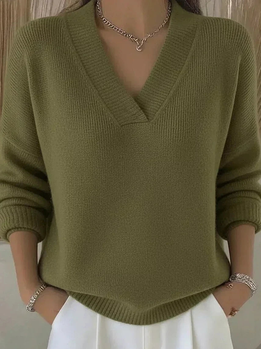 Vivelle · Relaxed V-Neck Jumper